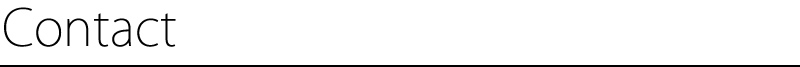 Contact
